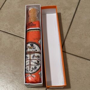 Paris Orange Umbrella